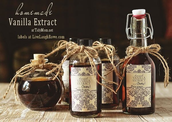 Recipe for Homemade Vanilla Extract