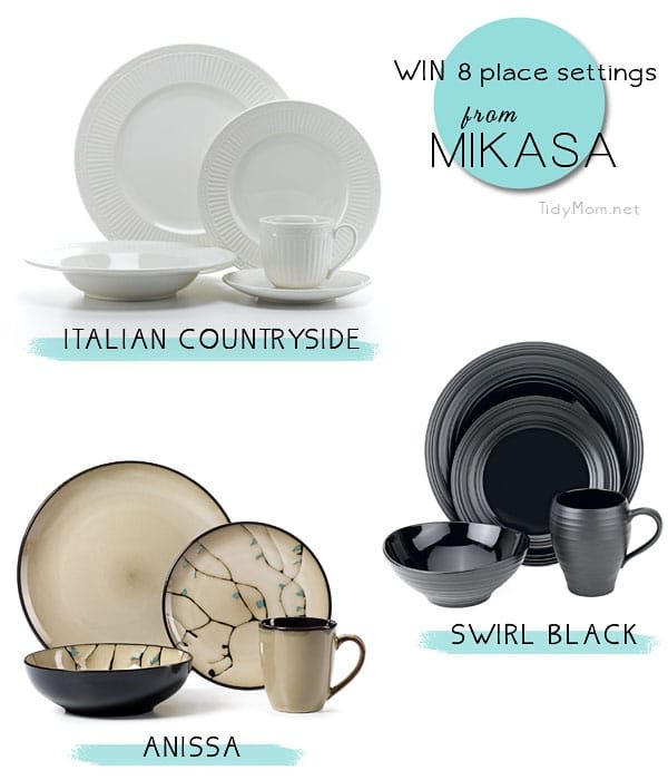 Mikasa Giveaway WIN 8 place settings from Cetcu