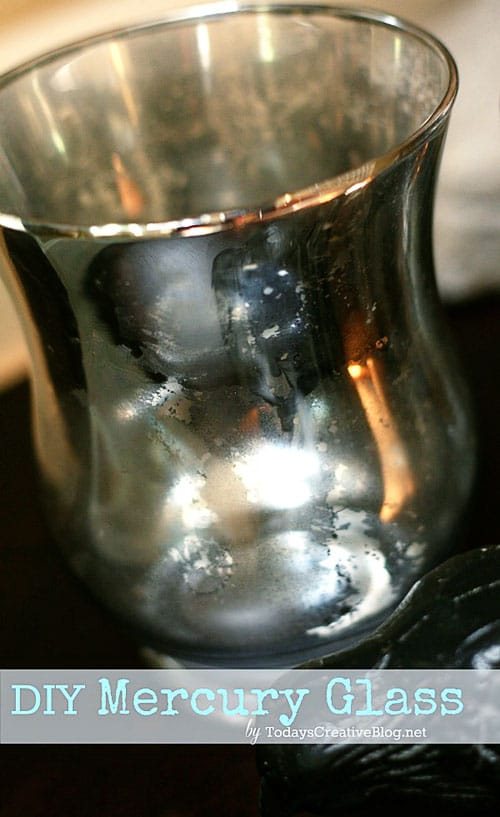 Tutorial for DIY Mercury Glass with Kim Demmon at cetcu.com