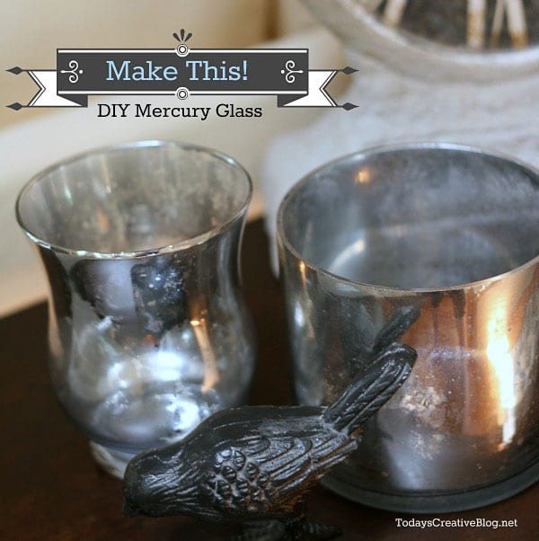 Tutorial for DIY Mercury Glass with Kim Demmon at cetcu.com