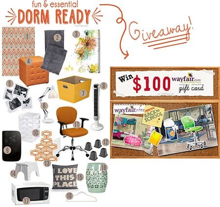 Get Dorm Room Ready with these fun and essential items. Details and giveaway at cetcu.com