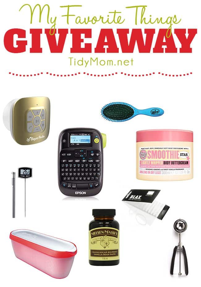 My Favorite Things Giveaway!!