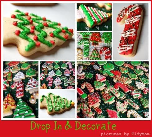 decorated Christmas cookies at cetcu.com