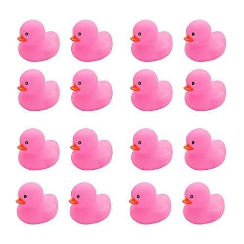 Pink Rubber Duck Kids Bath Duck Toys Floating