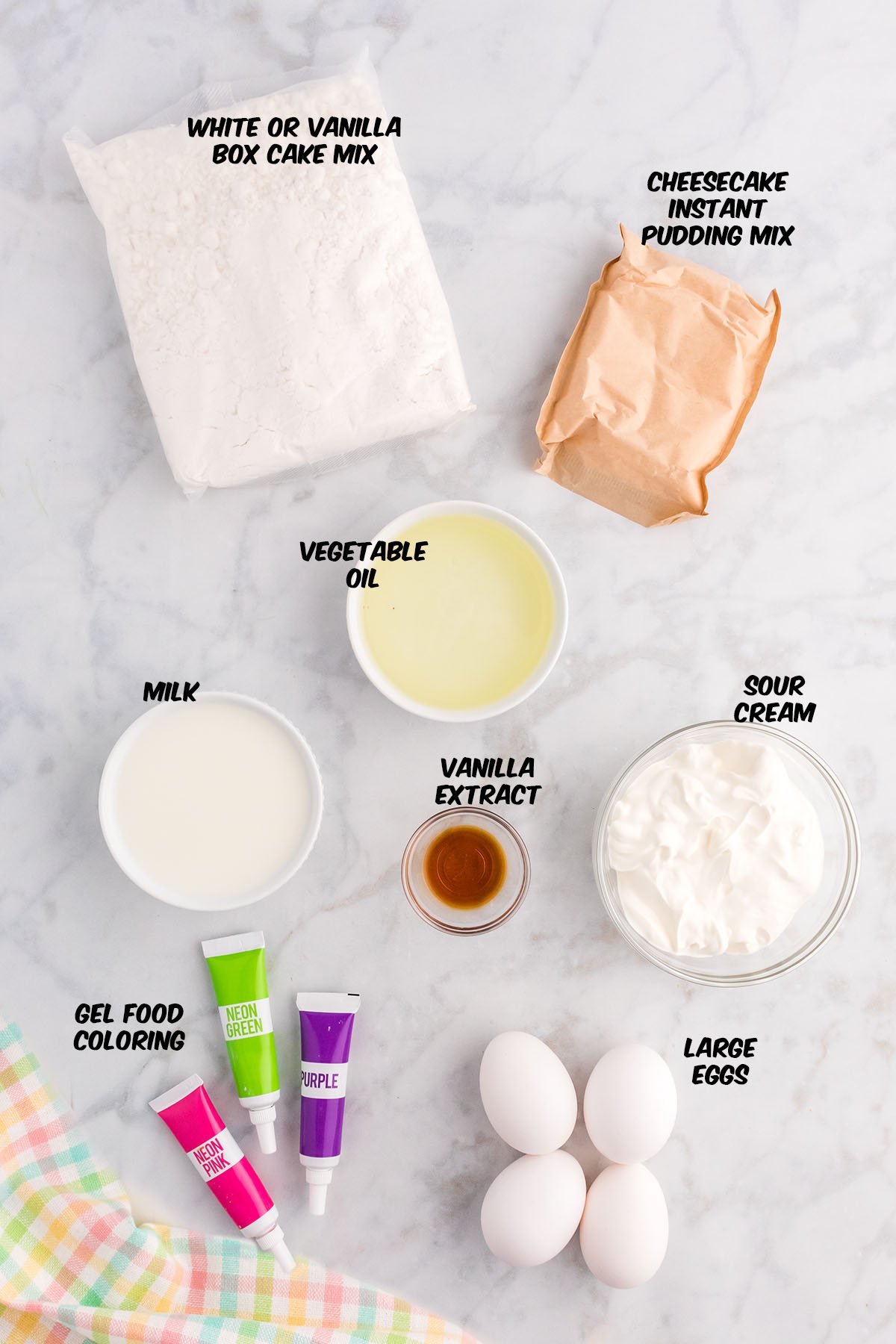 bundt cake ingredients