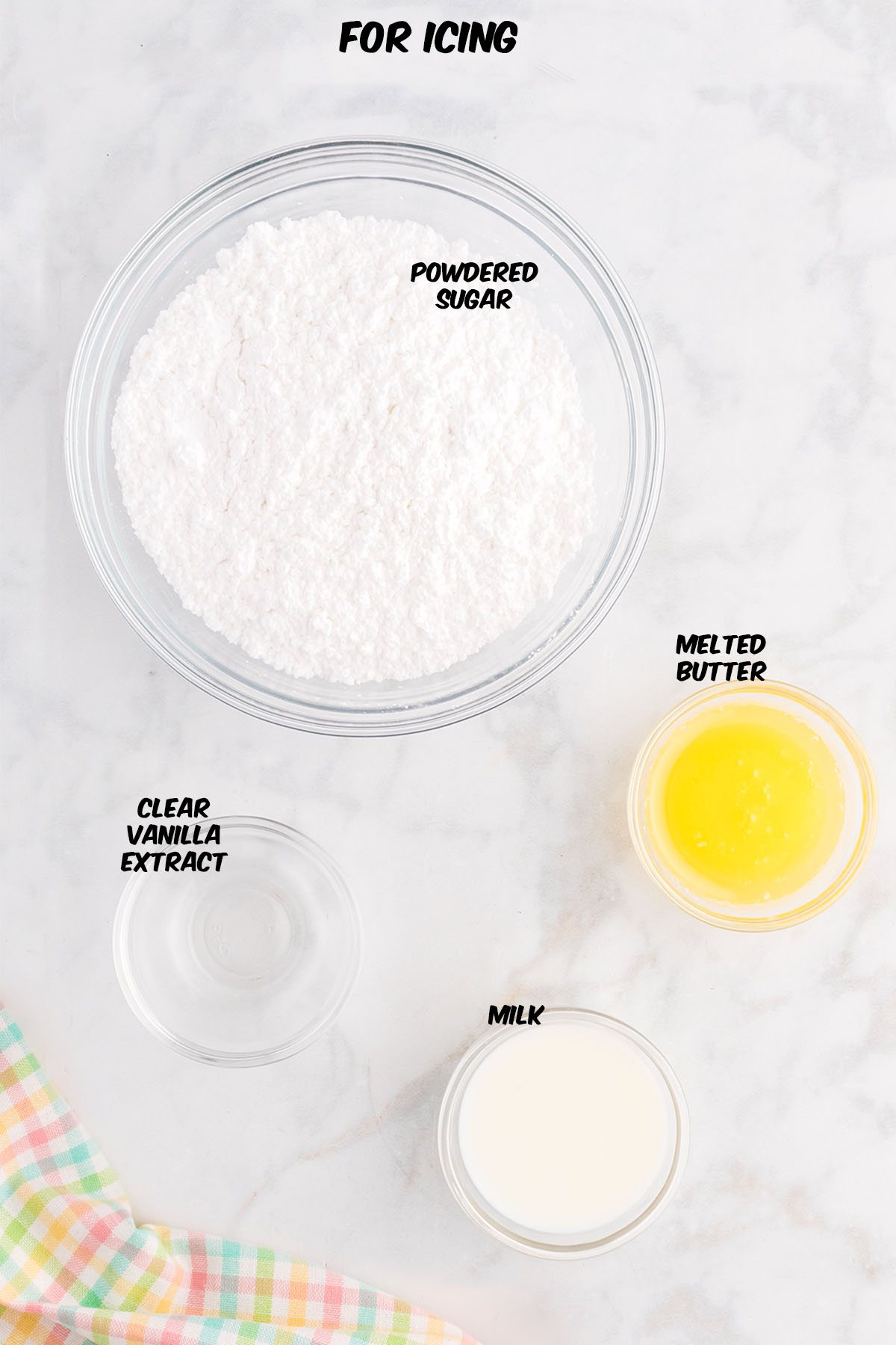 glaze icing ingredients