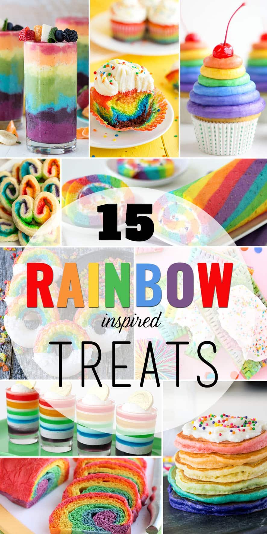 15 Rainbow Inspired Treats