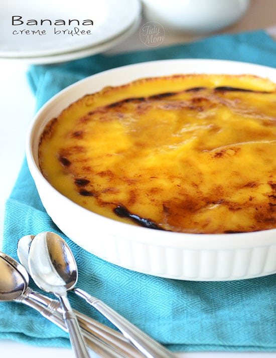 Easy Banana Creme Brulee