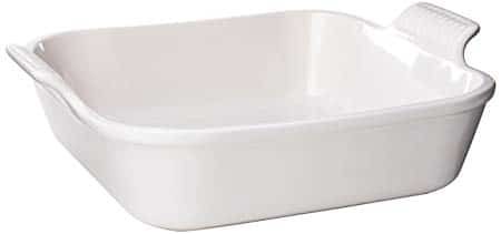 Le Creuset Heritage Stoneware 9-inch Square Dish, White