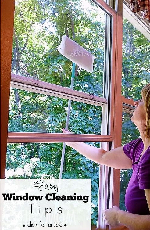 Easy Window Cleaning tips at cetcu.com