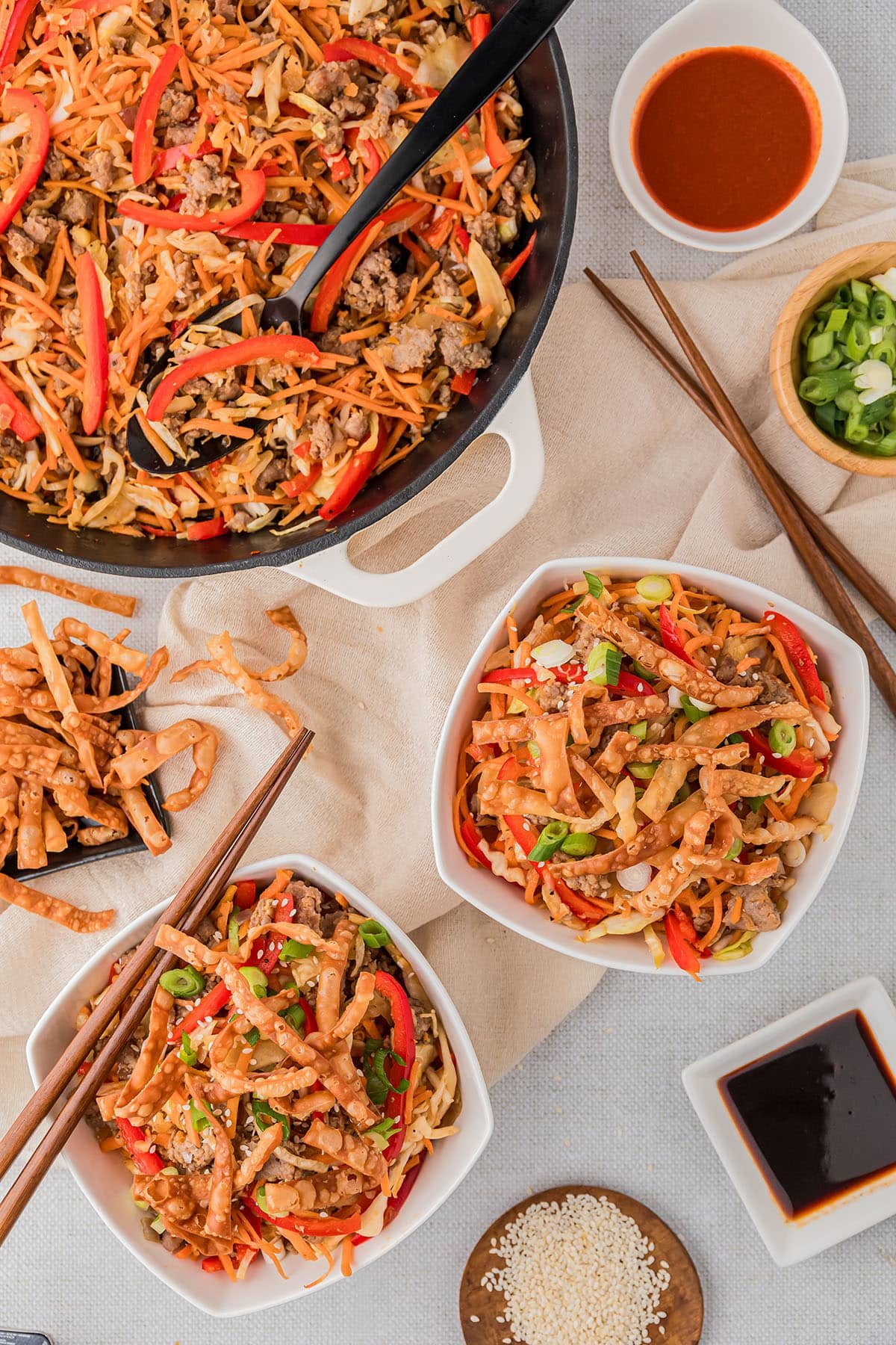 Easy Egg Roll In A Bowl Recipe