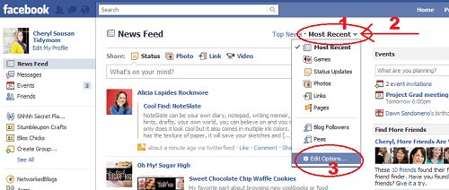 Facebook newsfeed 2