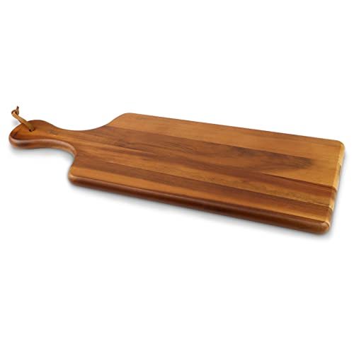 AIDEA Wood Cutting Board with Handle, Cheese Board Chartuterie Board