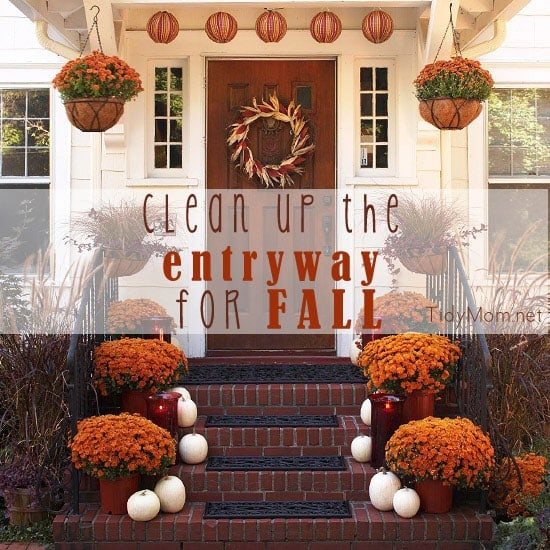 Fall Cleaning | Entryway & Front Porch