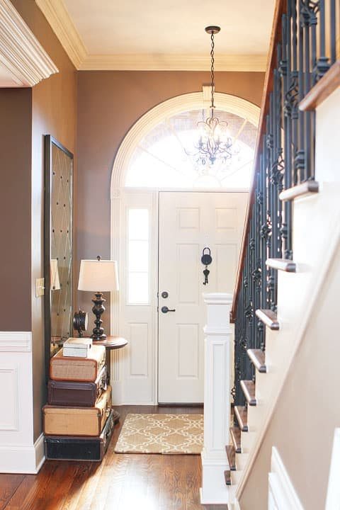 Beautiful Foyer at KevinandAmanda.com