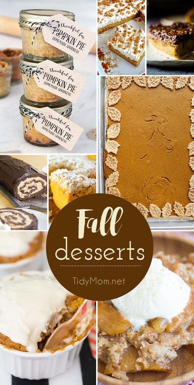 Fall Desserts That Would Be Wonderful For Thanksgiving