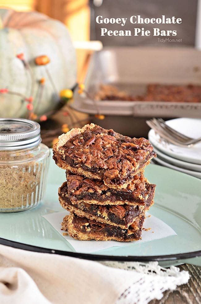 Chocolate Pecan Pie Bars