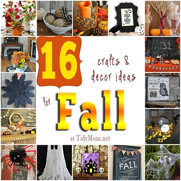 Fall Decorating & Craft Ideas: I’m Lovin’ It Wrap Up