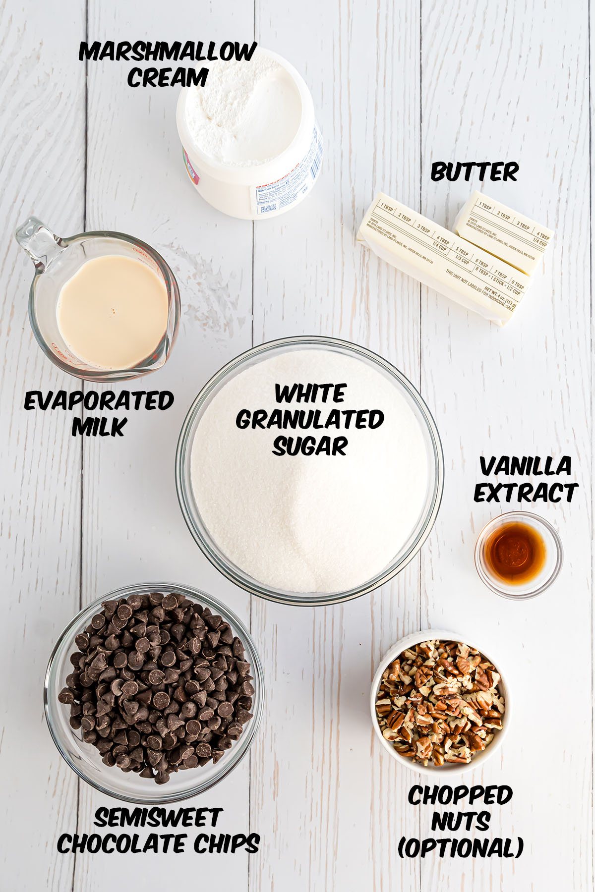 ingredients for fantasy fudge