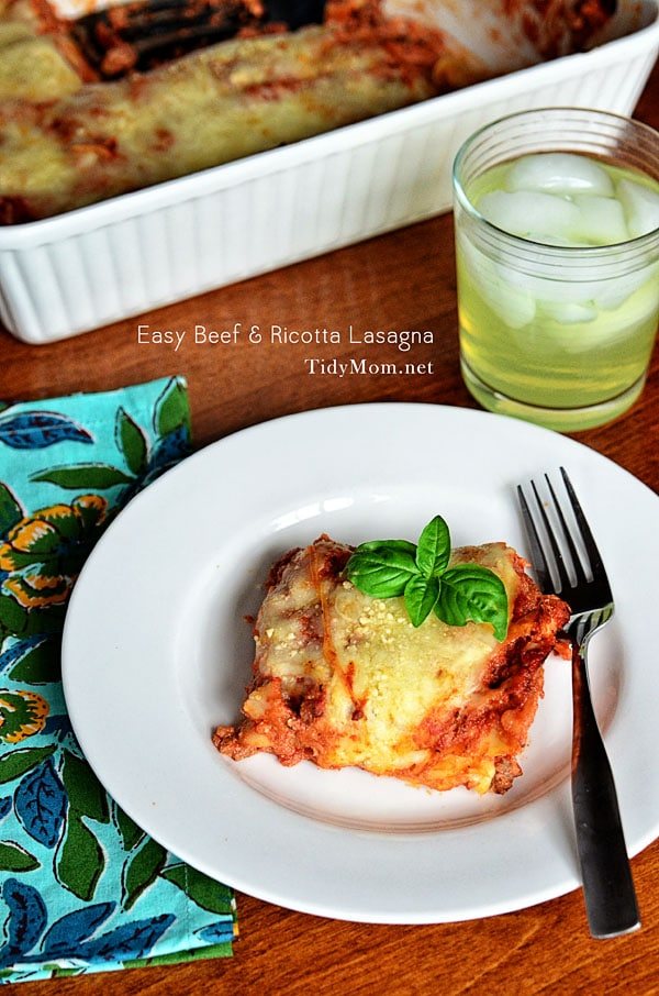 Easy Lasagna at Cetcu