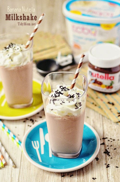 Banana Nutella Milkshake recipe at cetcu.com