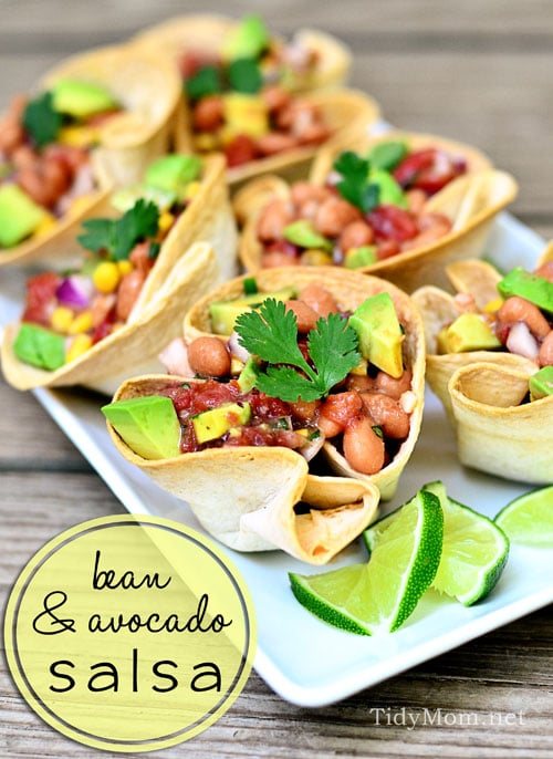 bean and avocado salsa at Cetcu
