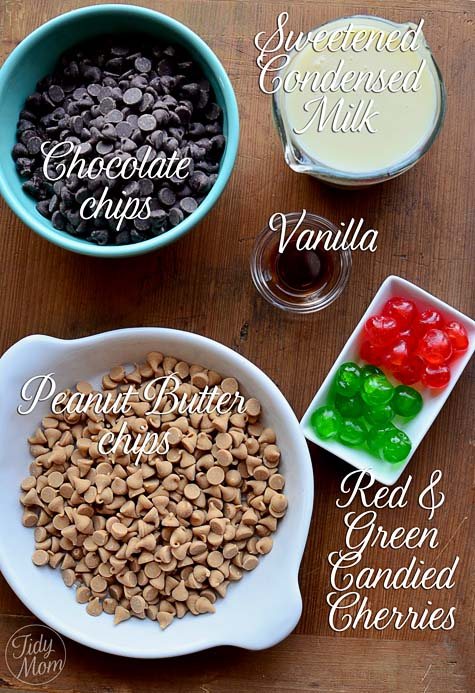 Five minute Fudge ingredients