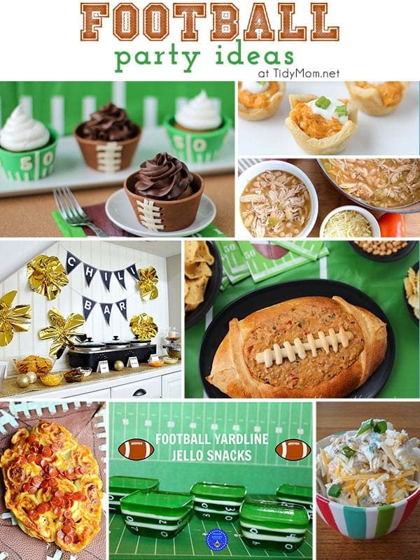 Football Party Ideas and Recipes | I Spy Sunday