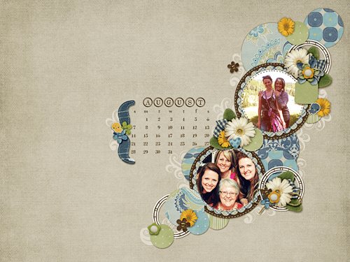 FREE August Desktop Theme