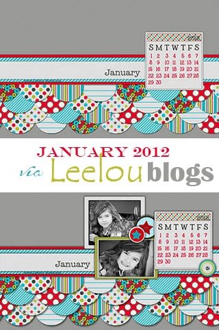 Leelou blogs January 2012 free desktop background