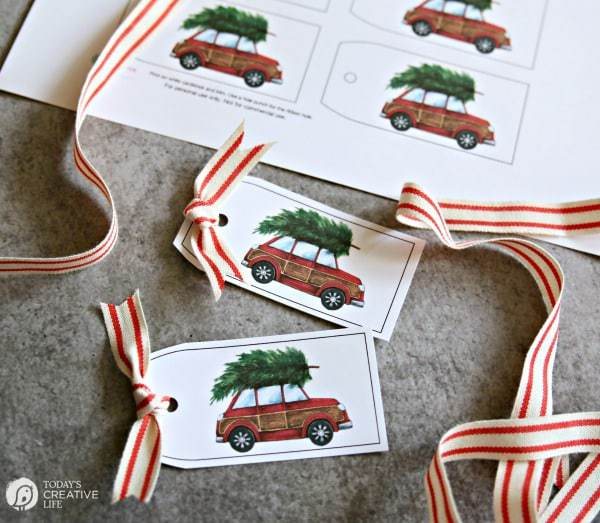 Free printable Christmas Gift Tags from Today's Creative Life