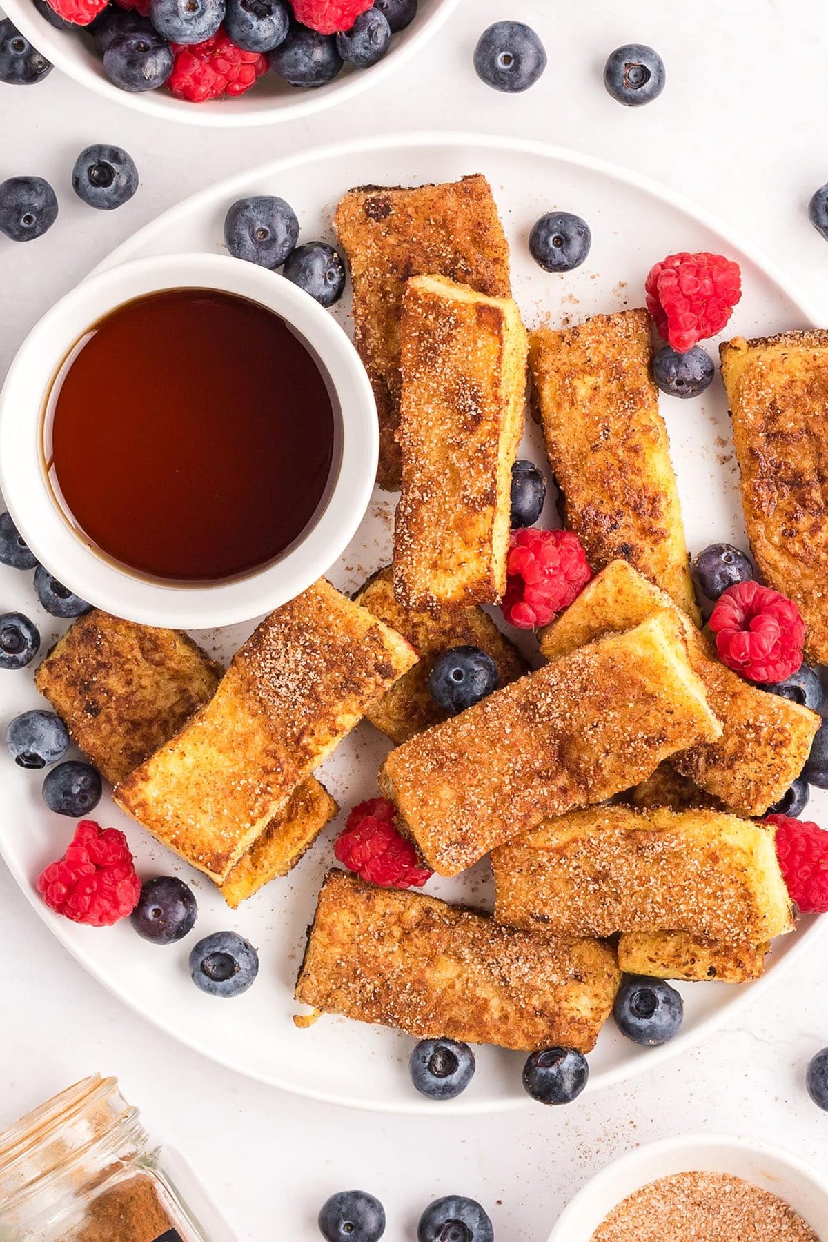 French Toast Sticks with Cinnamon Sugar