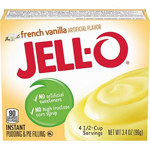 JELL-O French Vanilla Instant Pudding & Pie Filling Mix (3.4 oz Box)