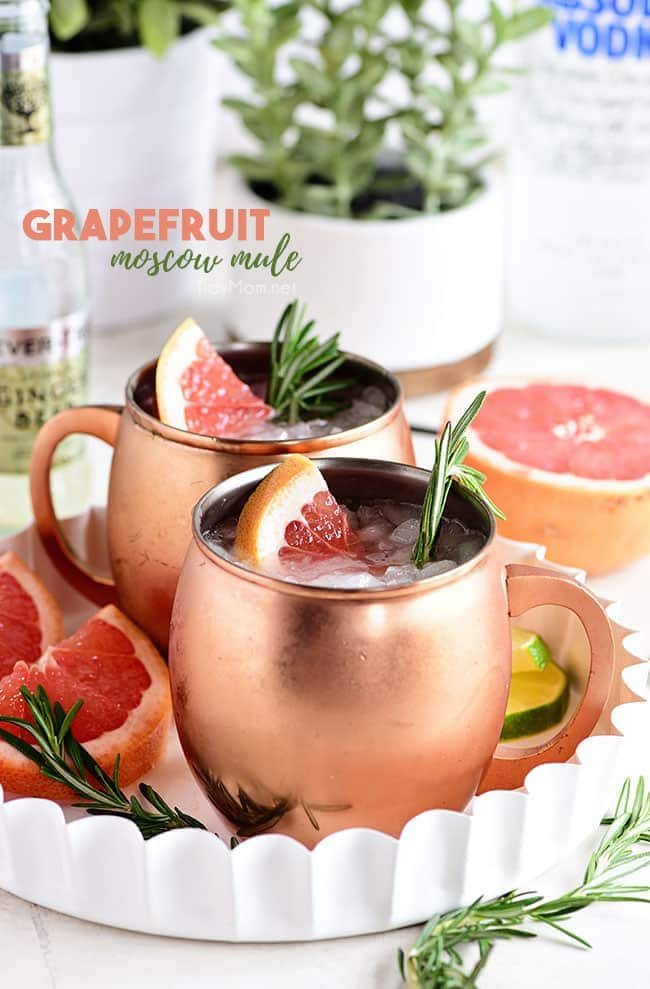 Fresh Grapefruit Moscow Mule