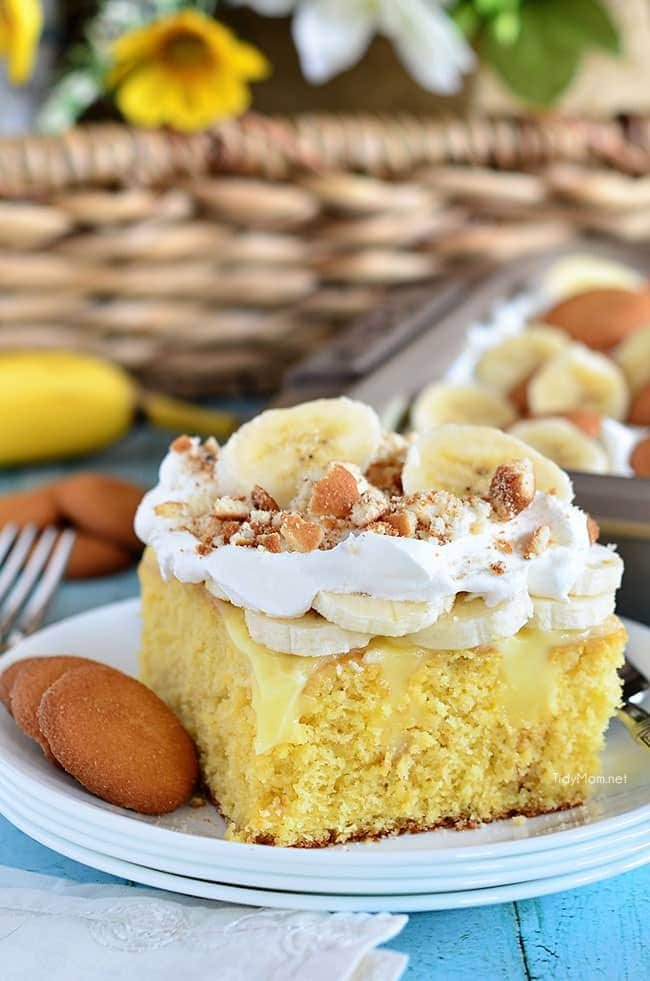 Banana Pudding Poke Cake {VIDEO}