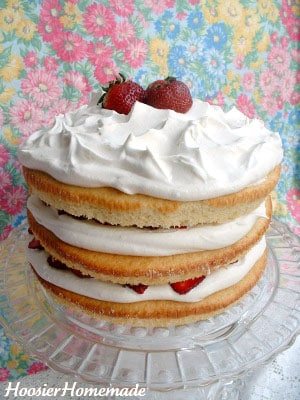 Fresh Strawberry Layer Cake recipe at cetcu.com