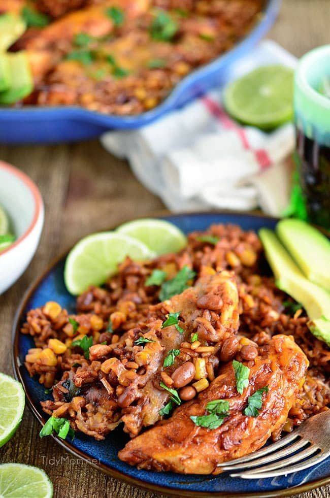 Fried BBQ Chicken Skillet Dinner Recipe