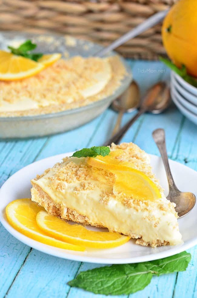 If you are a fan of the ice cream truck classic,orange creamsicles, or dreamsicles, you’re going to love this Frozen Creamsicle Pie. It’s the perfect summer treat. Find the printable recipe at cetcu.com