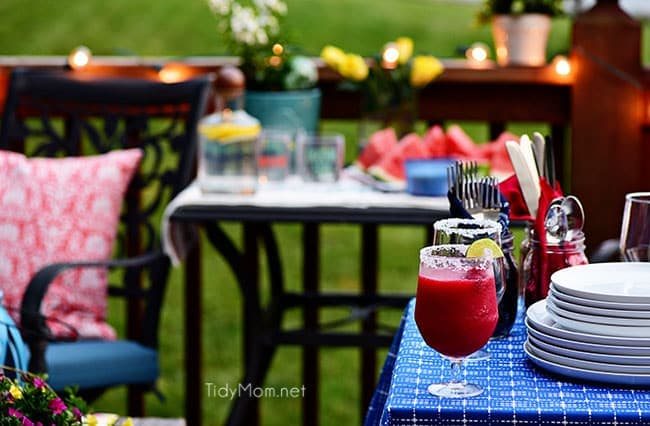 Frozen Raspberry Margarita is the perfect summer cocktail. Raspberry sorbet puts a refreshing twist on the traditional margarita, for a cool party sip! Get the full recipe at cetcu.com