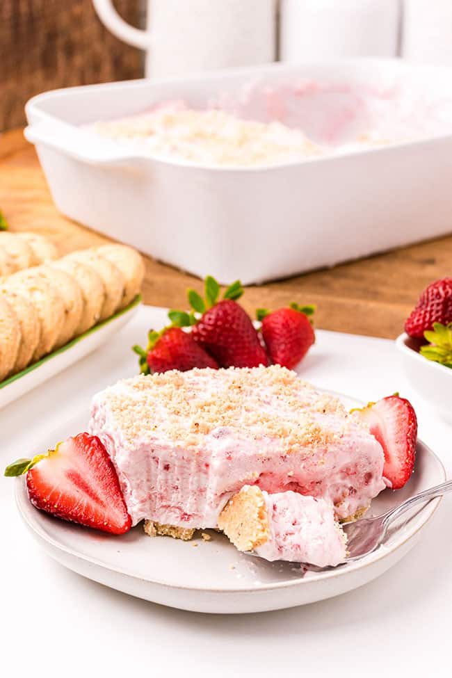 Frozen Strawberry Dessert