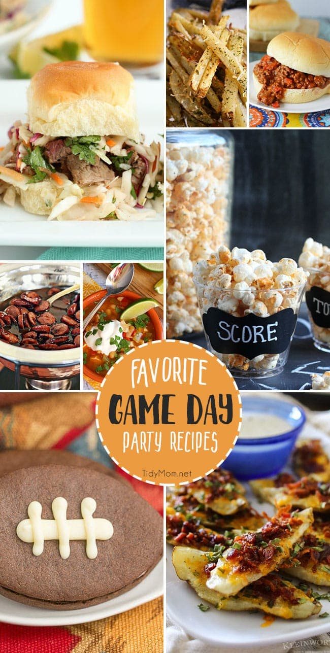 Favorite Gameday Party Recipes