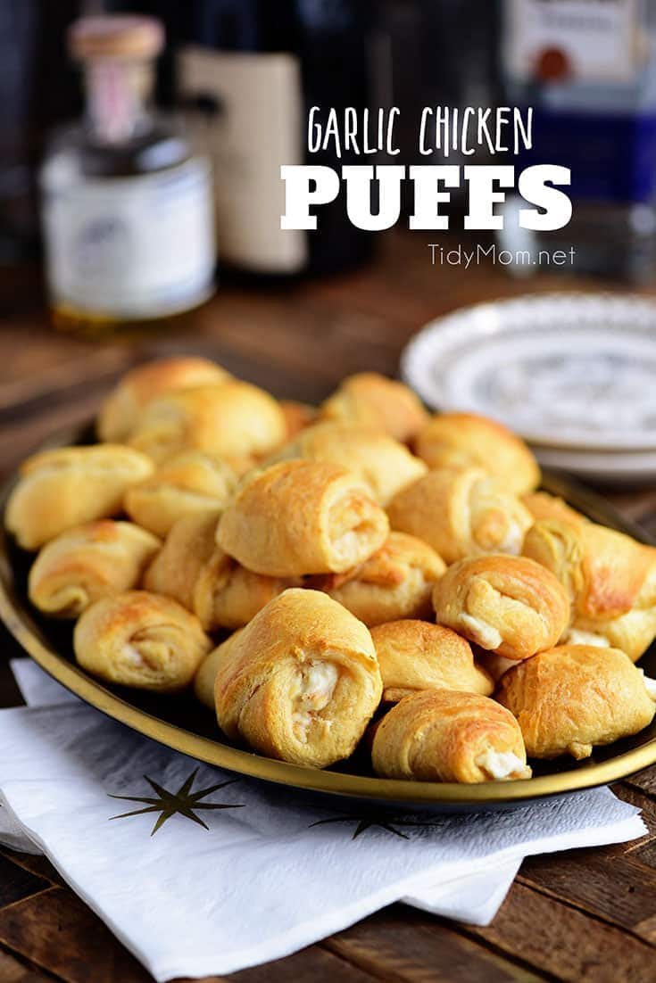 Garlic Chicken Puffs – The Perfect Party Appetizer