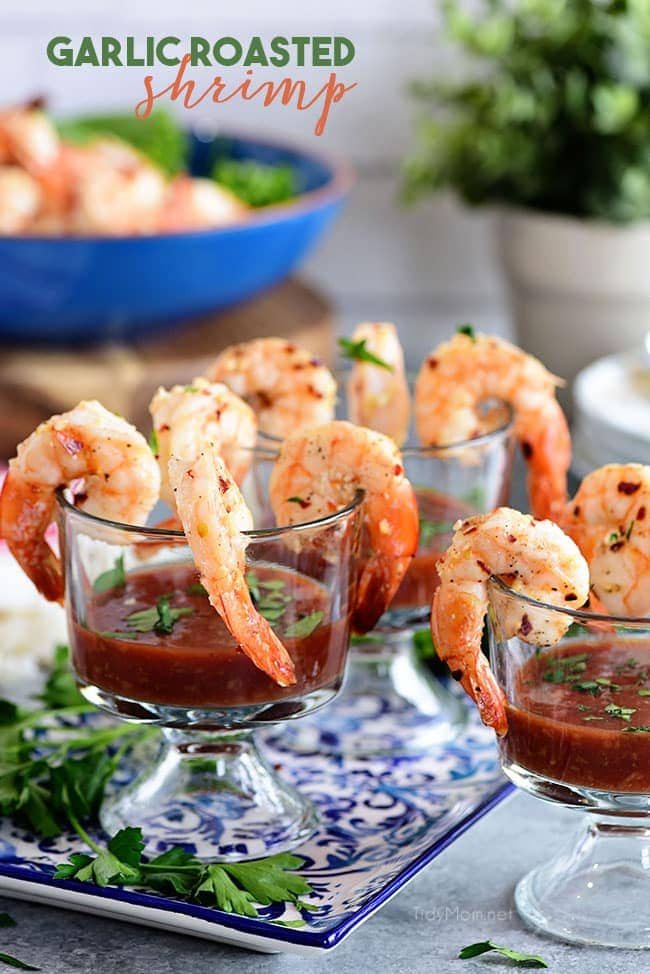 Garlic Roasted Shrimp {VIDEO}