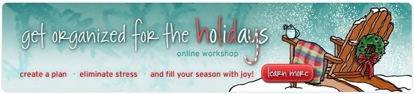 Get Organized for the Holidays
