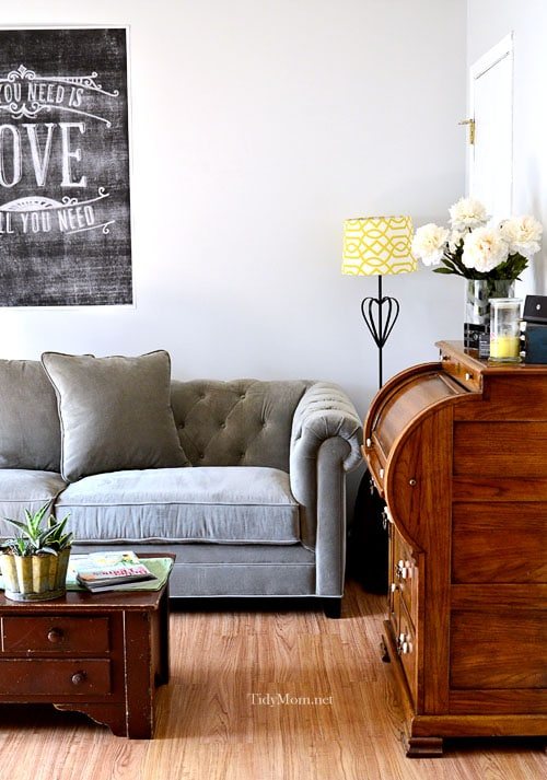 Gray Tufted Sofa | I’m Lovin’ It