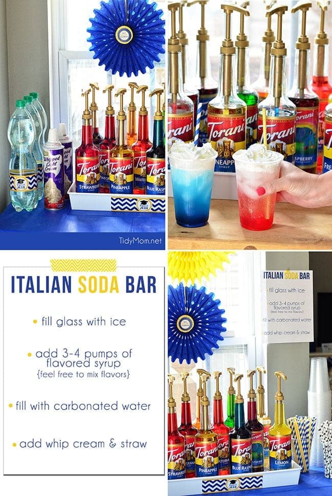 Make Italian Sodas at your next party with an Italian Soda Bar! details at cetcu.com