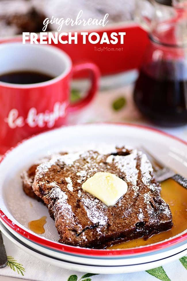 Gingerbread French Toast Bake