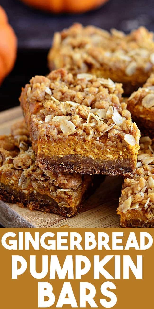 spiced pumpkin bars
