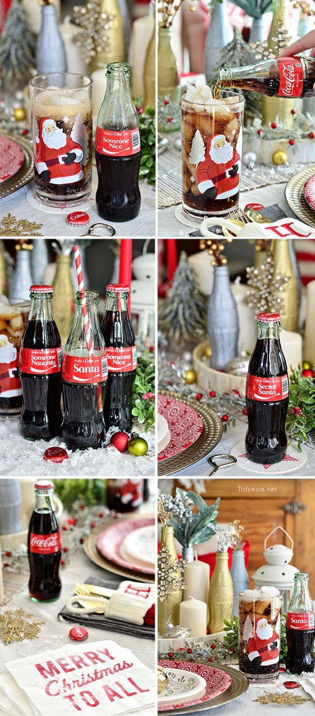 Share a Coke with Santa, Your Secret Santa, Someone Nice or Someone Naughty this Christmas holiday! details at cetcu.com