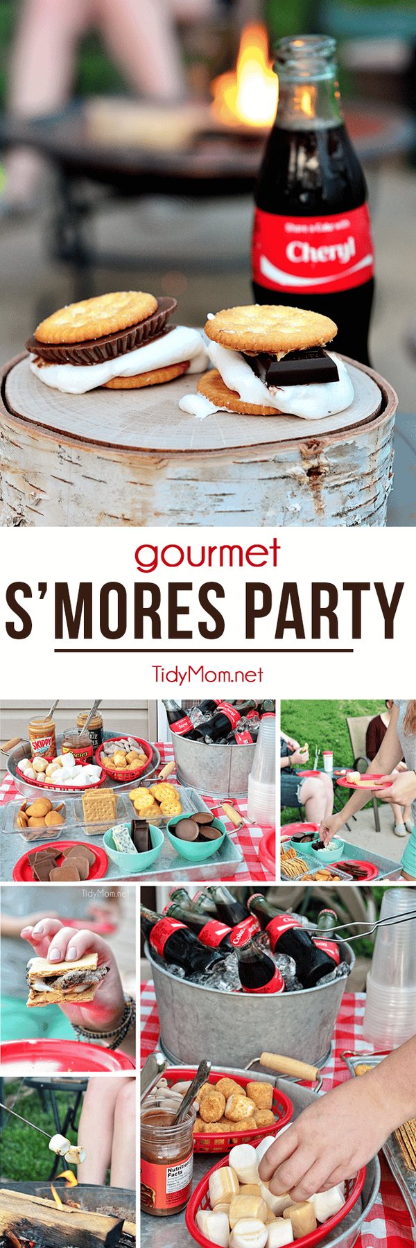Everyone loves roasting marshmallows over a bonfire, but this time the nostalgic activity get's a fancy twist with a gourmet make-your-own s'mores party! at cetcu.com